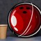 8 Ct. Bowling Party Dessert Plates 7.5" Red Bowling Ball Paper Plates for Sports & Birthday Themes